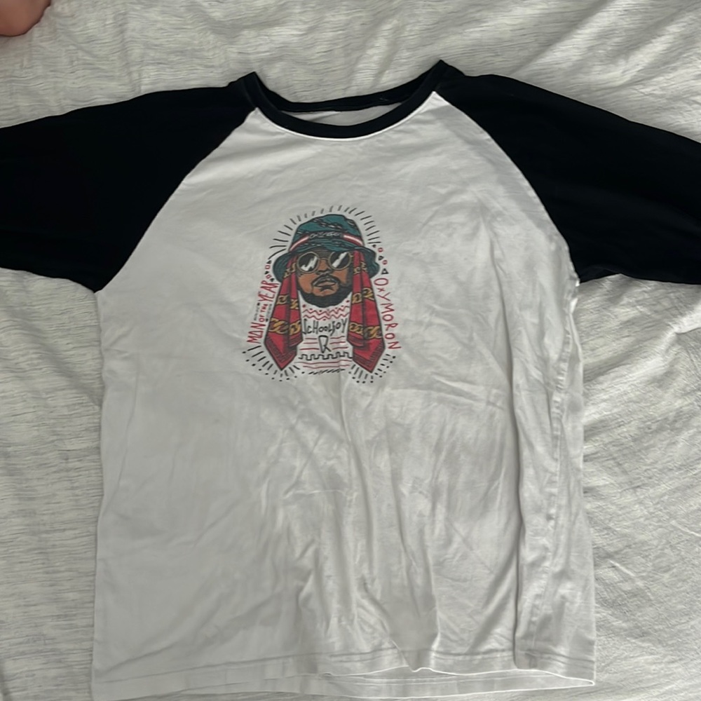Schoolboy Q “Oxymoron” album 3/4 sleeve T shirt